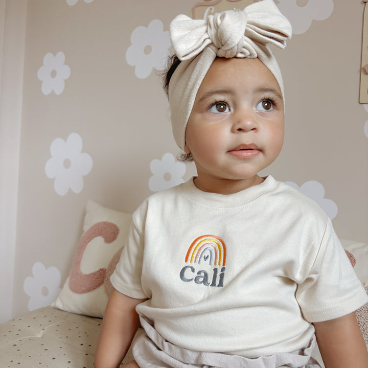 Mabel & Fox - Personalised T-Shirt - Rainbow - Mabel & Fox