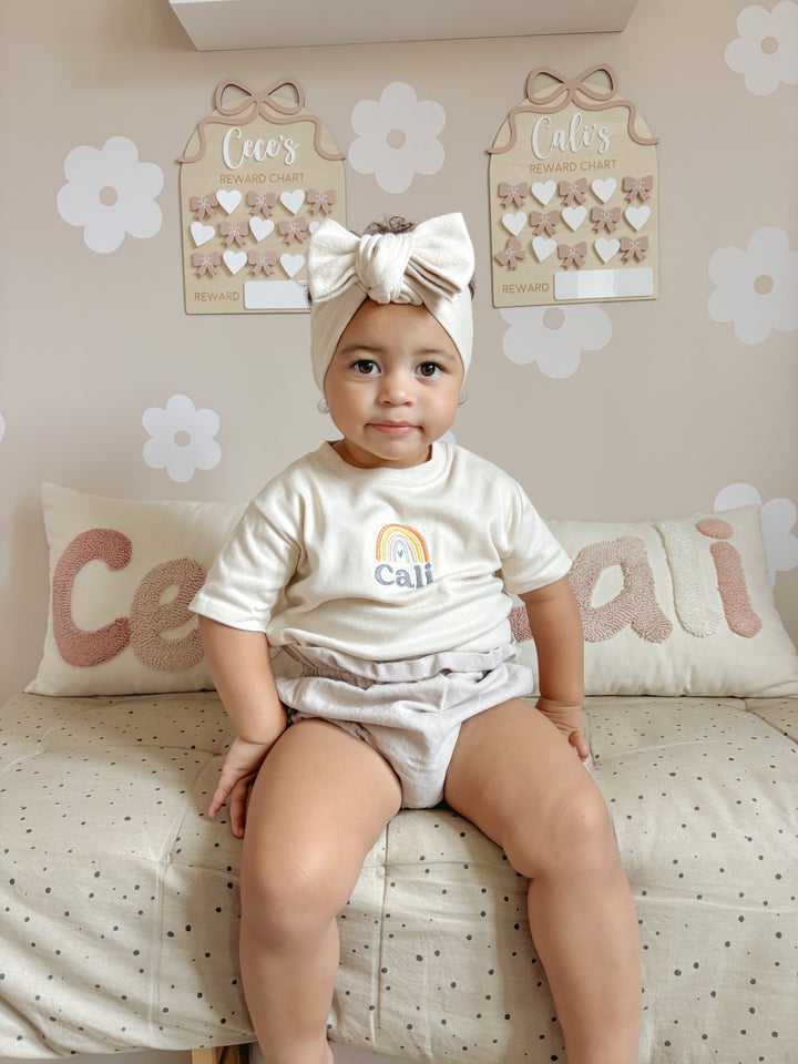 Mabel & Fox - Personalised T-Shirt - Rainbow - Mabel & Fox