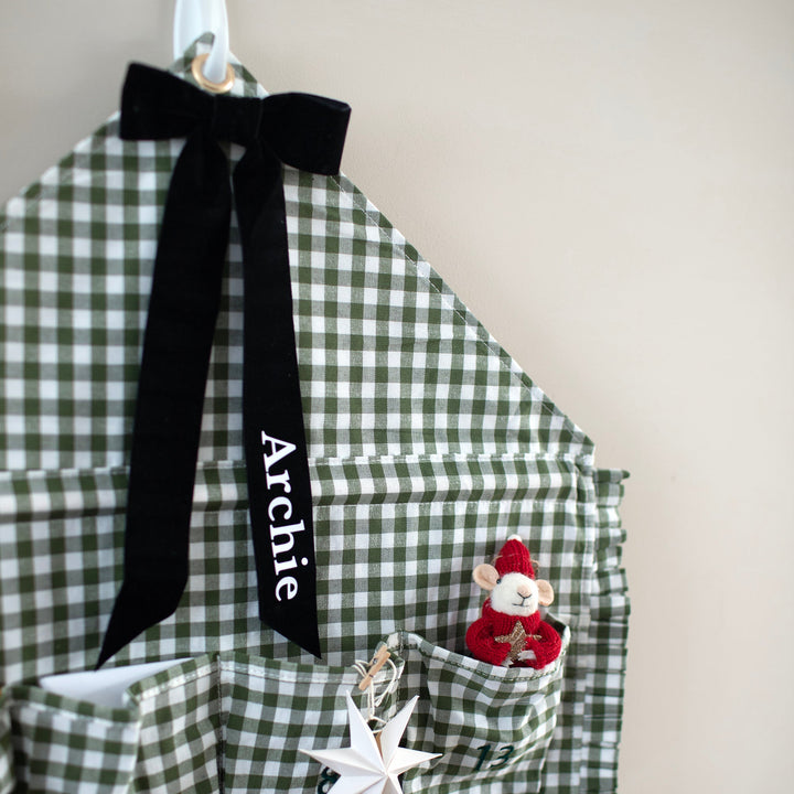 Mabel & Fox - Personalised Velvet Bow - Mabel & Fox