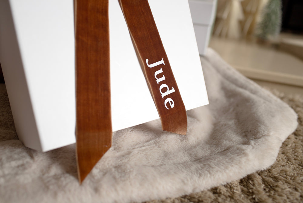 Mabel & Fox - Personalised Velvet Bow - Mabel & Fox