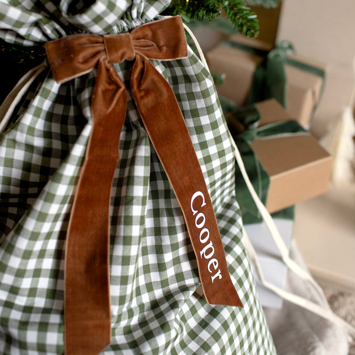 Mabel & Fox - Personalised Velvet Bow - Mabel & Fox