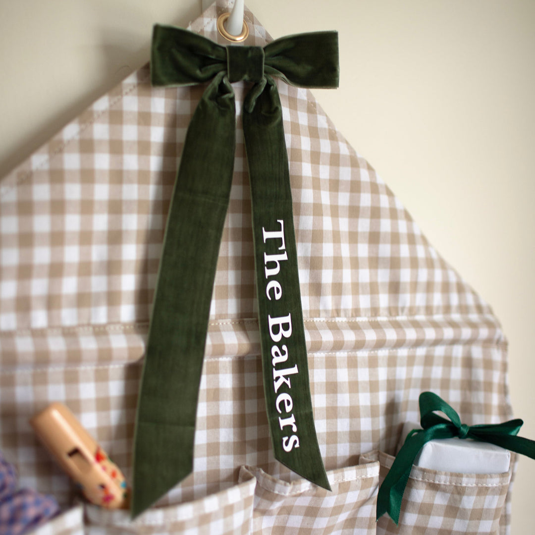 Mabel & Fox - Personalised Velvet Bow - Mabel & Fox