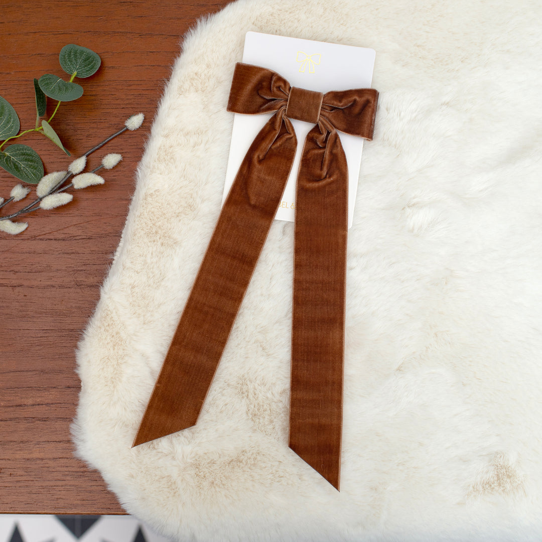 Mabel & Fox - Personalised Velvet Bow - Mabel & Fox