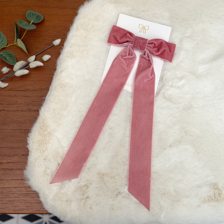 Mabel & Fox - Personalised Velvet Bow - Mabel & Fox