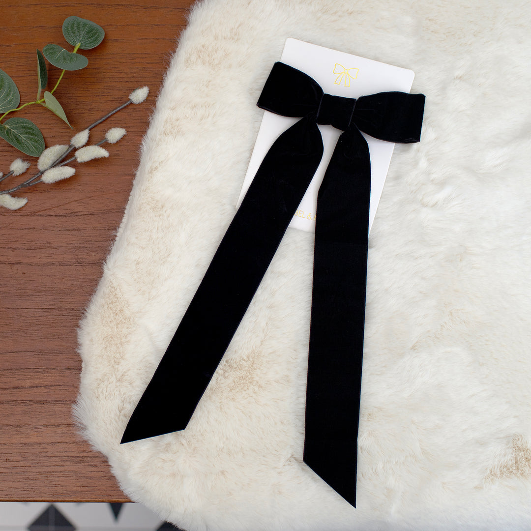 Mabel & Fox - Personalised Velvet Bow - Mabel & Fox