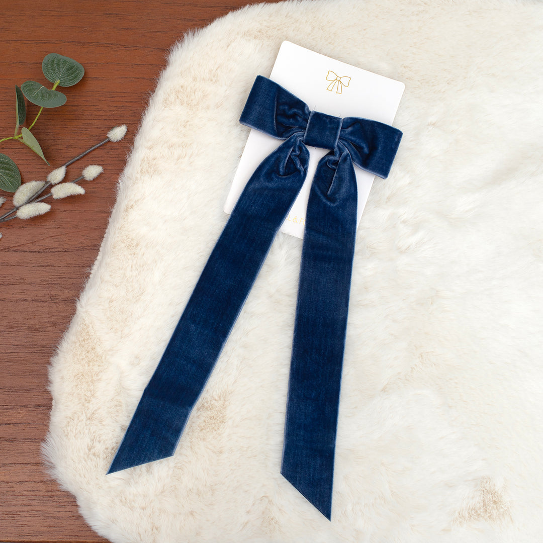 Mabel & Fox - Personalised Velvet Bow - Mabel & Fox