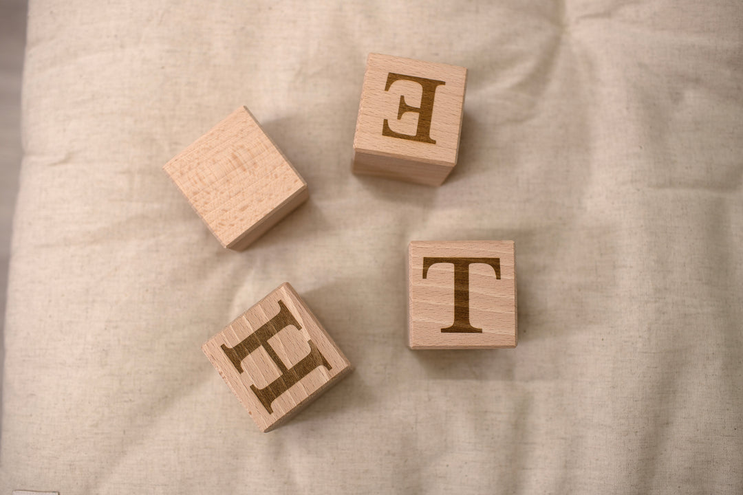 Mabel & Fox - Personalised Wooden Blocks - Mabel & Fox