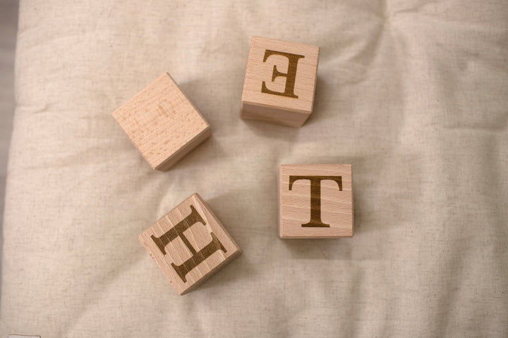 Mabel & Fox - Personalised Wooden Blocks - Mabel & Fox