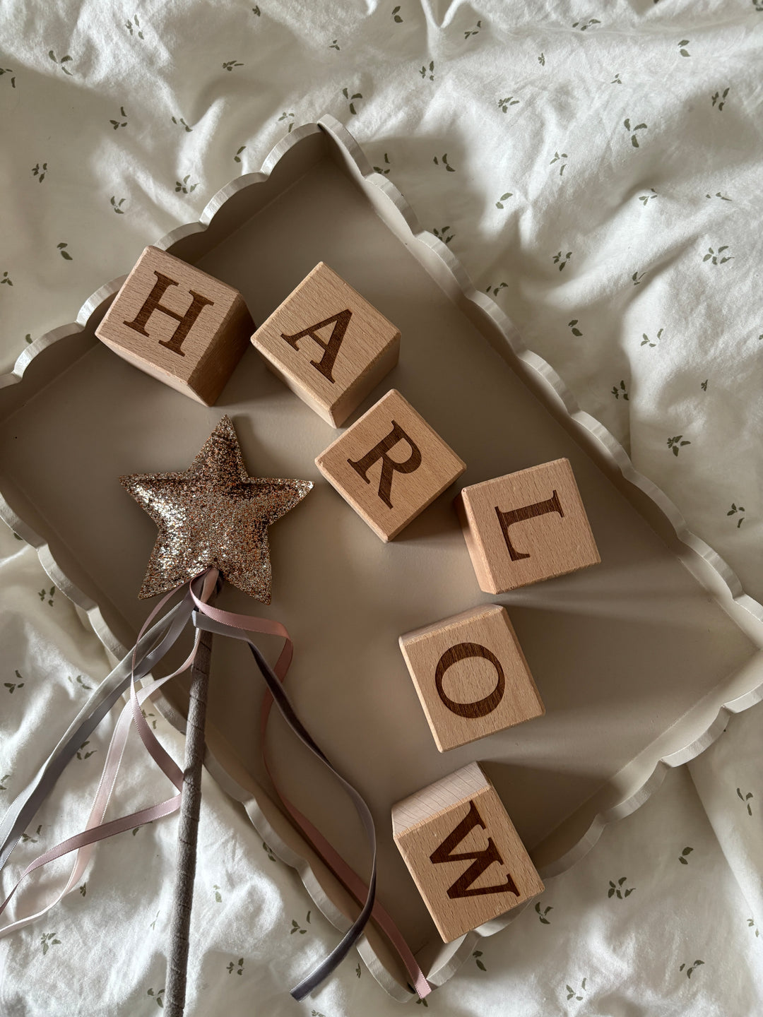 Mabel & Fox - Personalised Wooden Blocks - Mabel & Fox