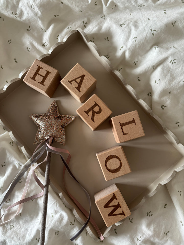 Mabel & Fox - Personalised Wooden Blocks - Mabel & Fox