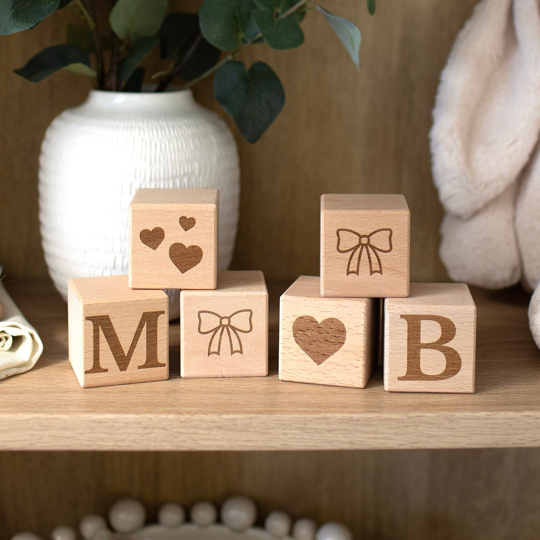 Mabel & Fox - Personalised Wooden Blocks - Mabel & Fox