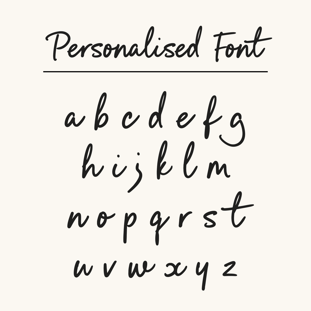 Mabel & Fox - Personalised Wooden Brush Set - Botanical (3 Pack) - Mabel & Fox