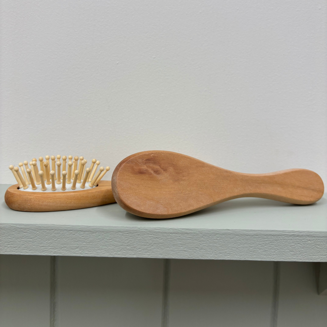 Mabel & Fox - Personalised Wooden Brush Set - Botanical (3 Pack) - Mabel & Fox
