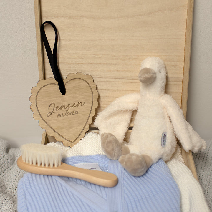 Mabel & Fox - Personalised Wooden Tag - Loved - Mabel & Fox