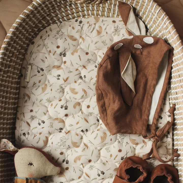 Mabel & Fox - Seagrass Baby Changing Basket - Mabel & Fox