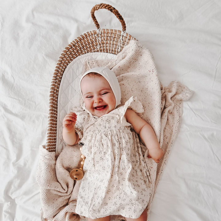 Mabel & Fox - Seagrass Baby Changing Basket - Mabel & Fox