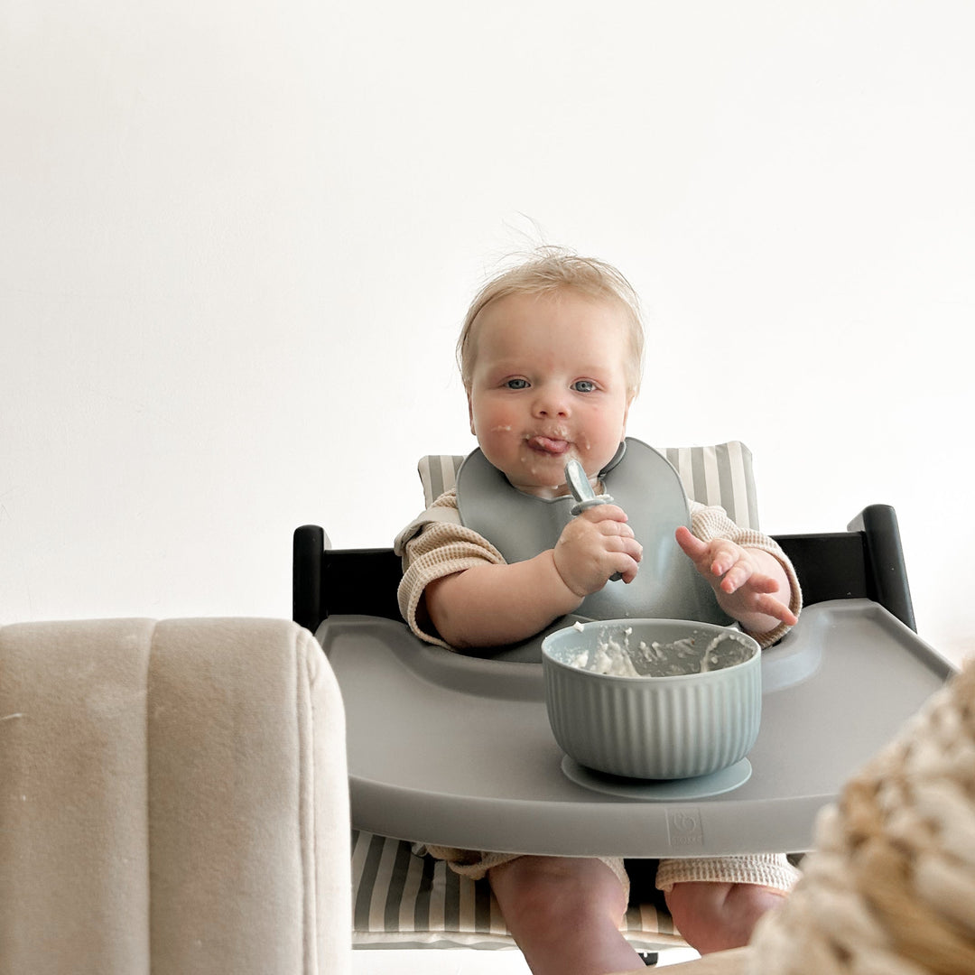 Mabel & Fox - Complete Silicone Tableware Set - Blue (7 Pcs) - Mabel & Fox