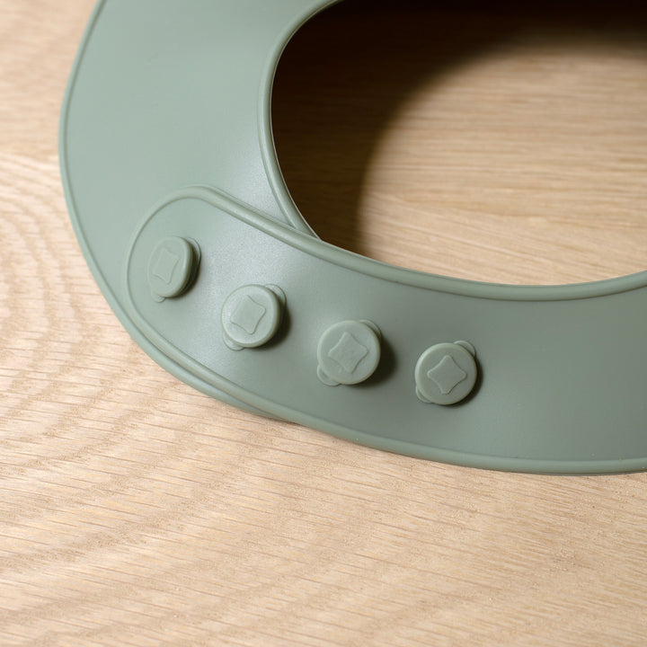 Mabel & Fox - Silicone Bib - Sage - Mabel & Fox