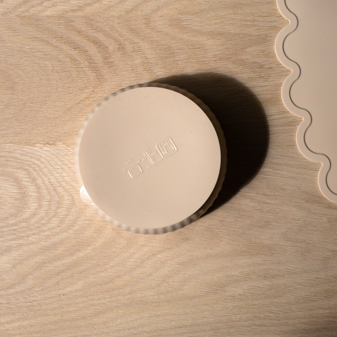 Mabel & Fox - Silicone Bowl - Beige - Mabel & Fox