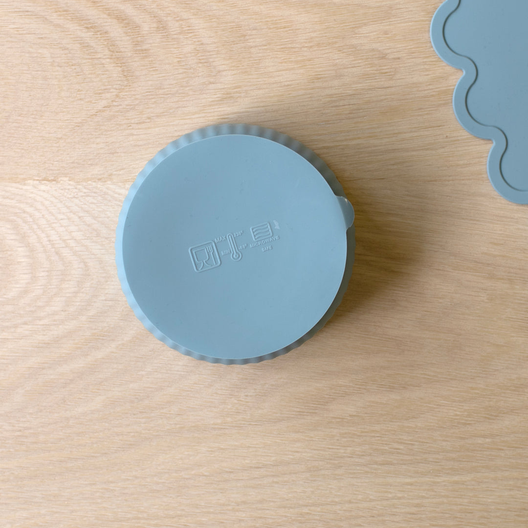 Mabel & Fox - Silicone Bowl - Blue - Mabel & Fox
