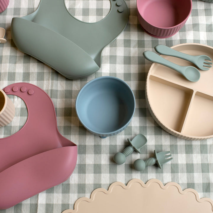 Mabel & Fox - Silicone Bowl - Blue - Mabel & Fox