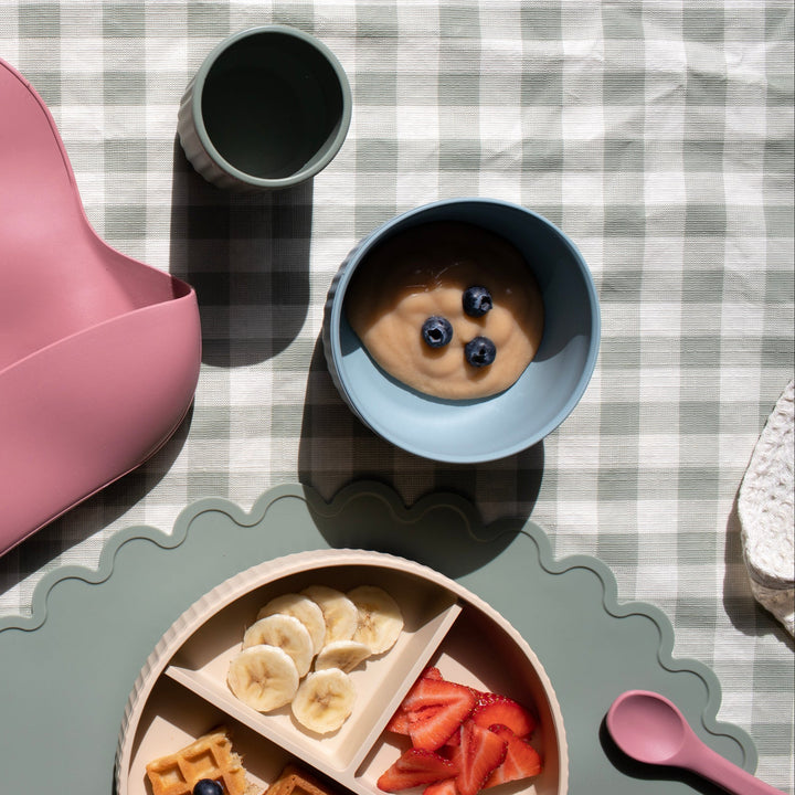 Mabel & Fox - Silicone Bowl - Blue - Mabel & Fox