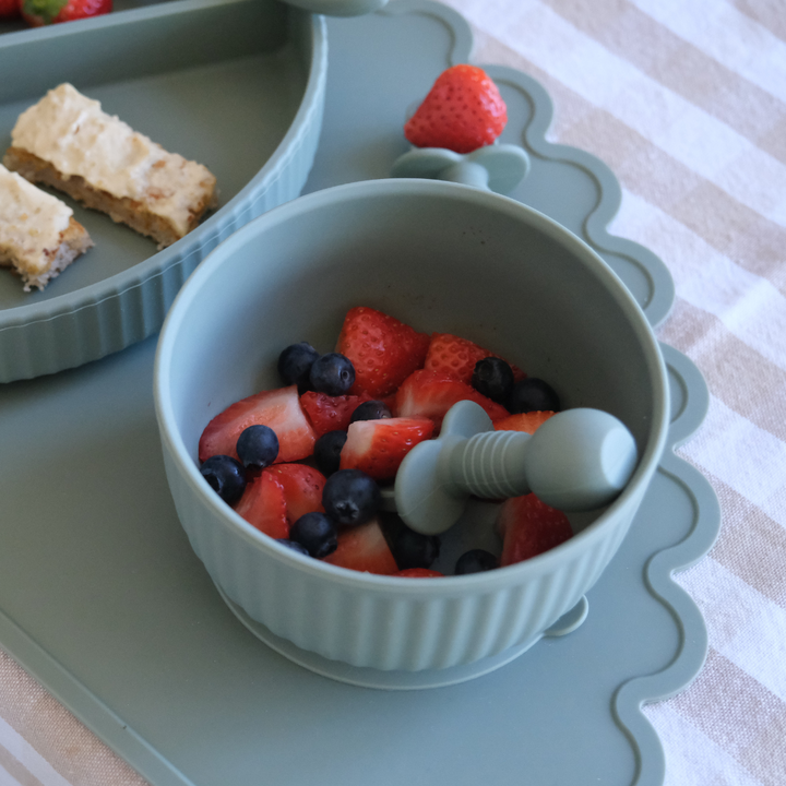 Mabel & Fox - Silicone Bowl - Blue - Mabel & Fox