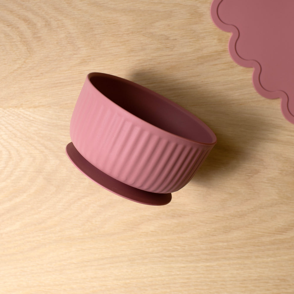 Mabel & Fox - Silicone Bowl - Pink - Mabel & Fox