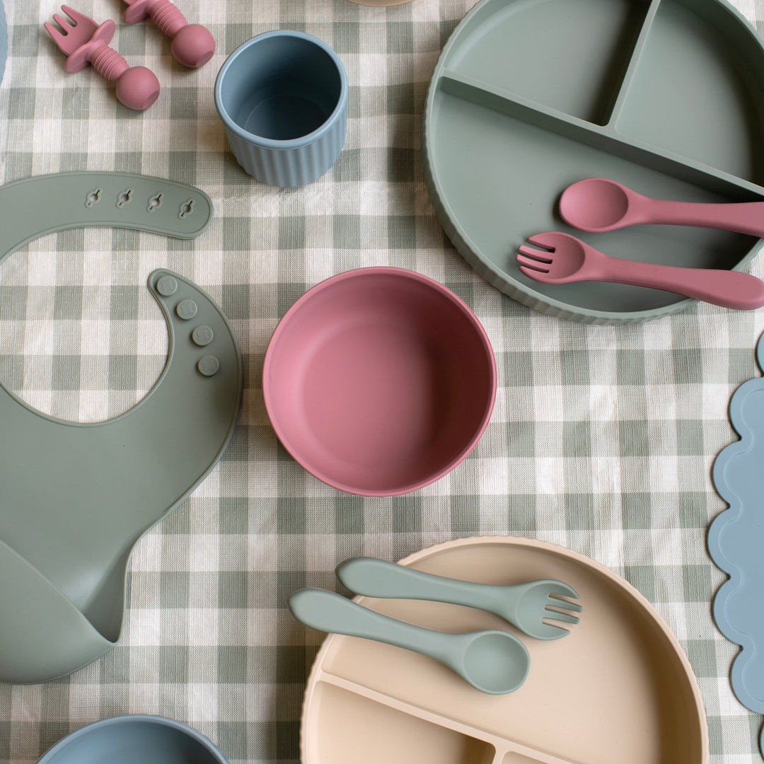 Mabel & Fox - Silicone Bowl - Pink - Mabel & Fox