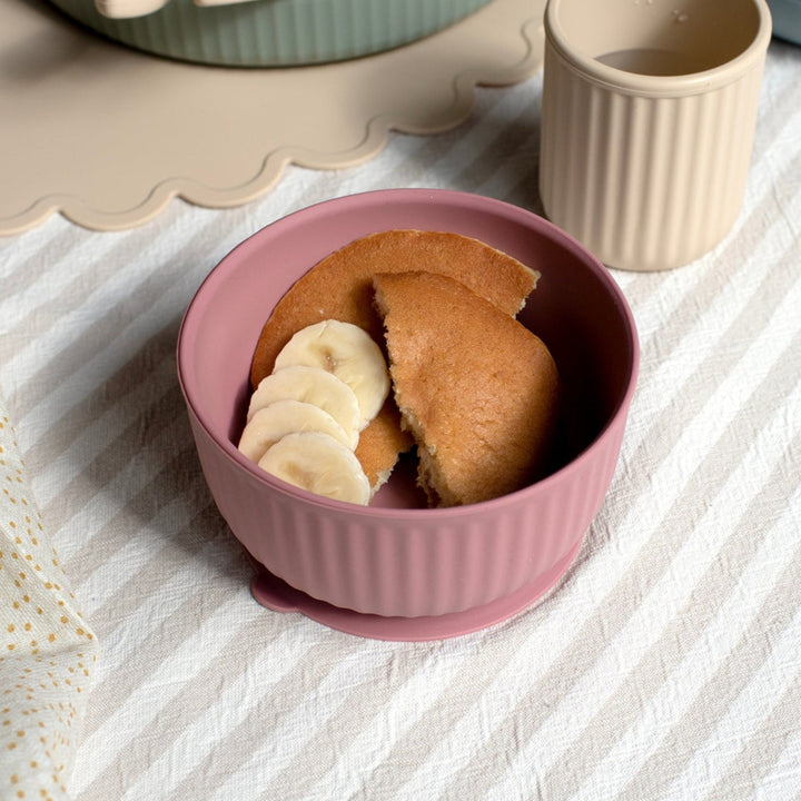 Mabel & Fox - Silicone Bowl - Pink - Mabel & Fox
