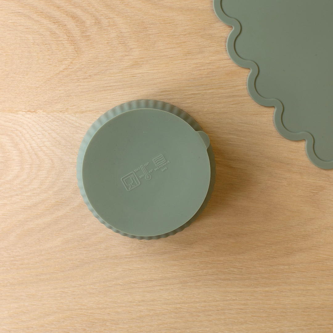 Mabel & Fox - Silicone Bowl - Sage - Mabel & Fox