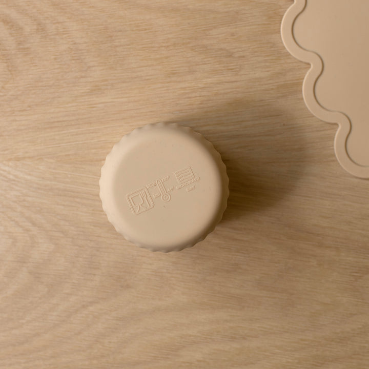 Mabel & Fox - Silicone Cup - Beige - Mabel & Fox