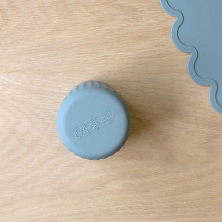 Mabel & Fox - Silicone Cup - Blue - Mabel & Fox