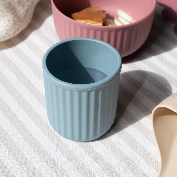 Mabel & Fox - Silicone Cup - Blue - Mabel & Fox