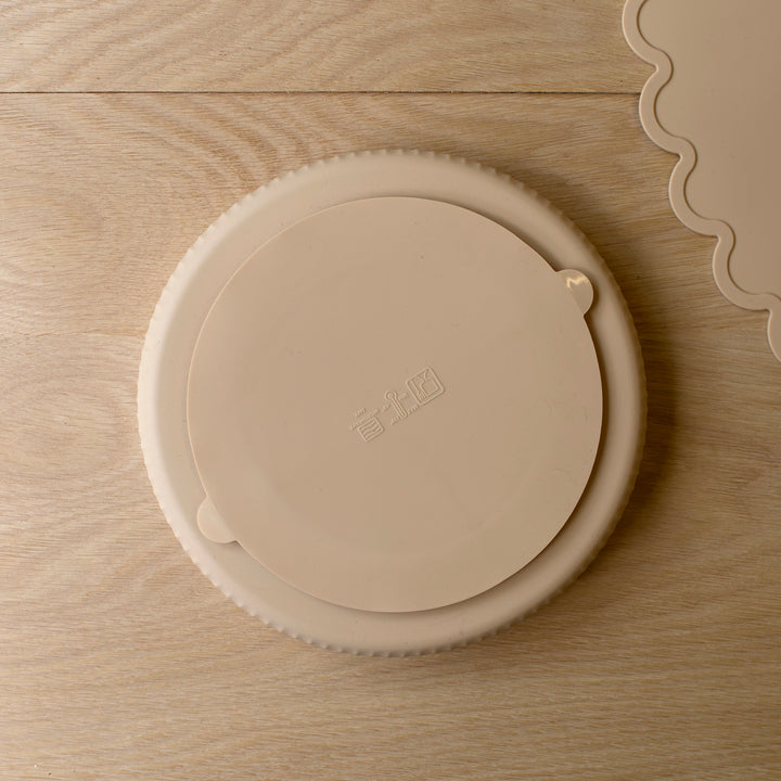 Mabel & Fox - Silicone Plate - Beige - Mabel & Fox