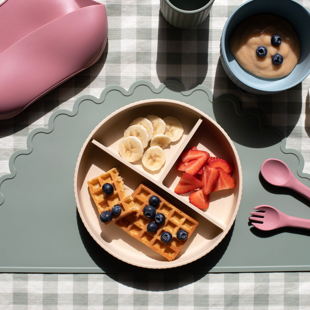 Mabel & Fox - Silicone Plate - Beige - Mabel & Fox