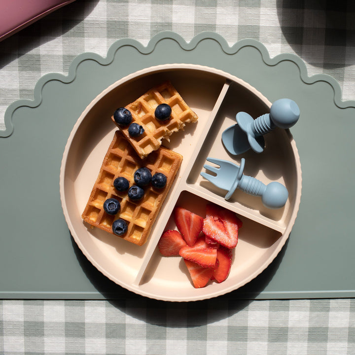 Mabel & Fox - Silicone Plate - Beige - Mabel & Fox
