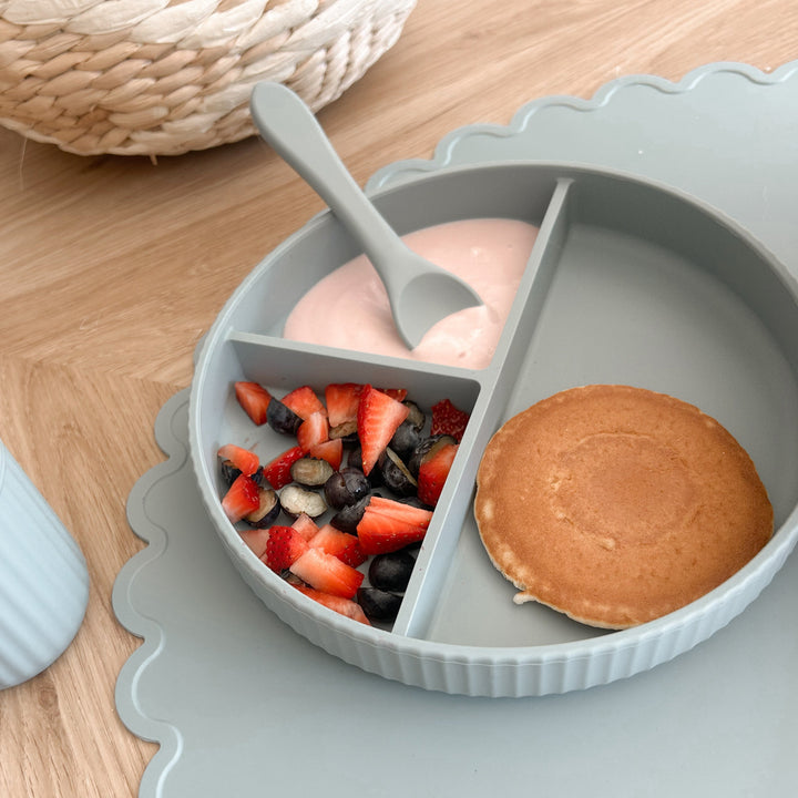 Mabel & Fox - Silicone Plate - Blue - Mabel & Fox