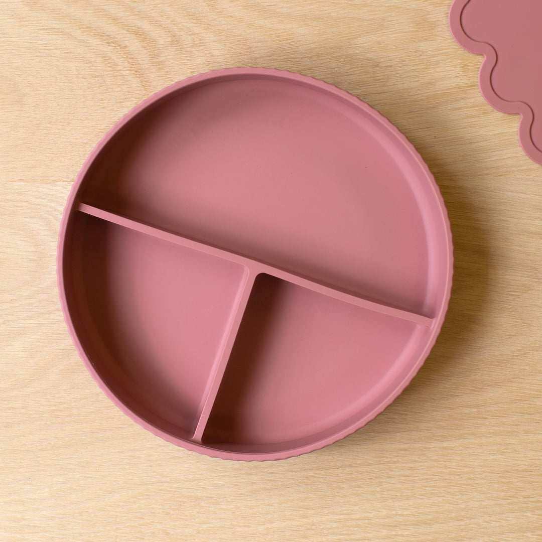 Mabel & Fox - Silicone Plate - Pink - Mabel & Fox