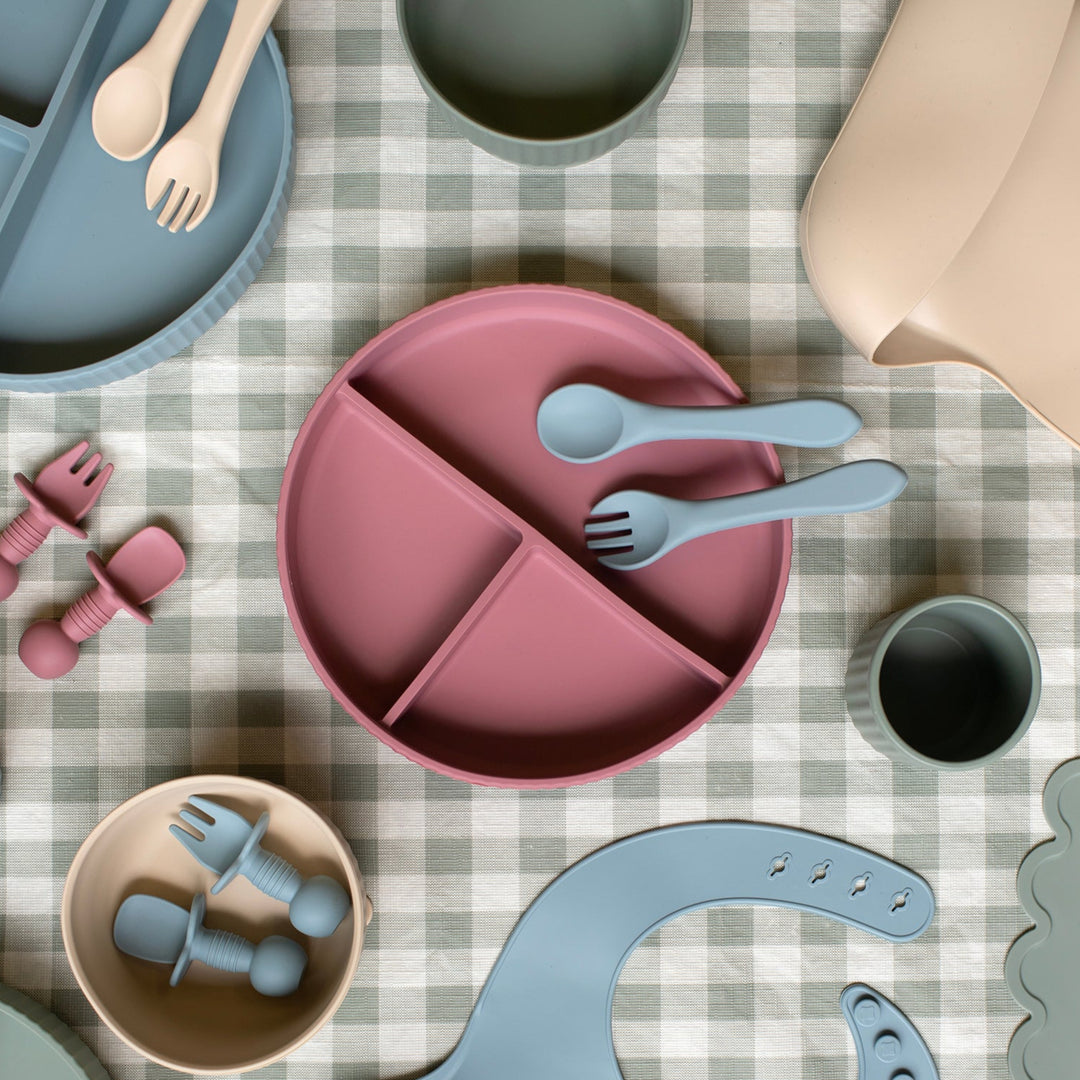 Mabel & Fox - Silicone Plate - Pink - Mabel & Fox