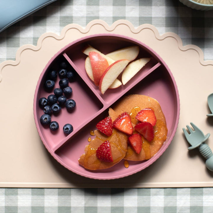 Mabel & Fox - Silicone Plate - Pink - Mabel & Fox