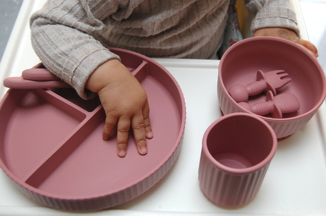 Mabel & Fox - Silicone Plate - Pink - Mabel & Fox