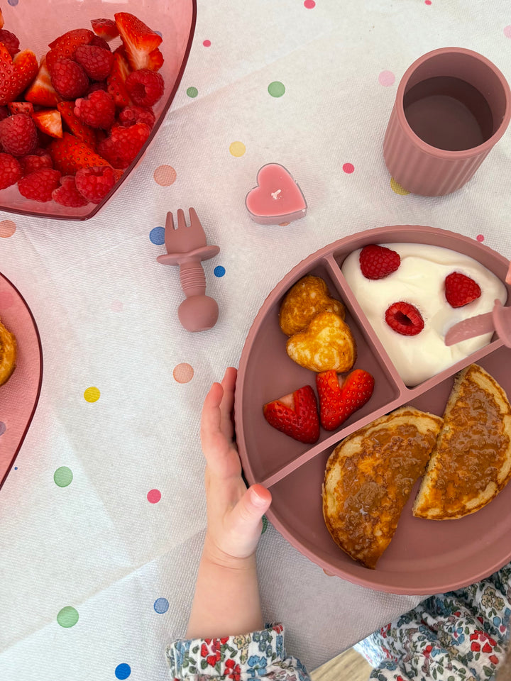 Mabel & Fox - Silicone Plate - Pink - Mabel & Fox