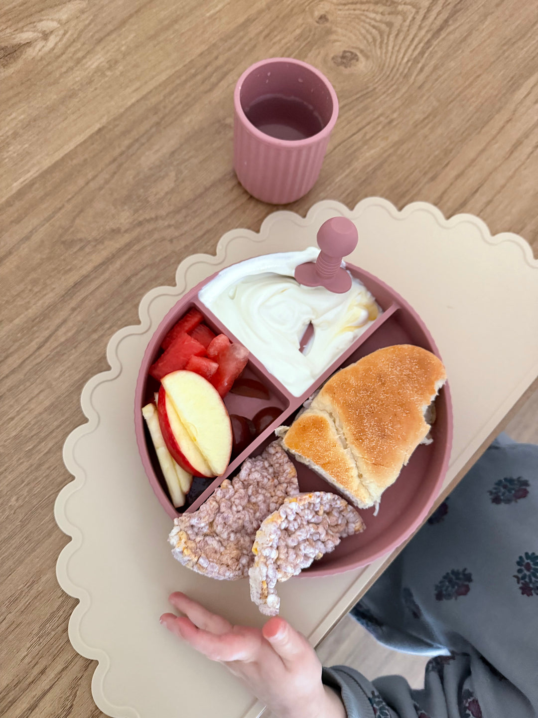 Mabel & Fox - Silicone Plate - Pink - Mabel & Fox