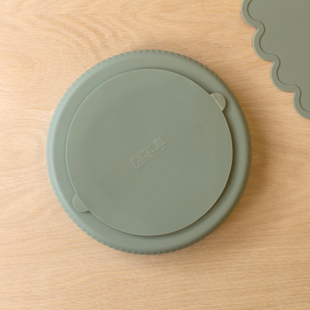 Mabel & Fox - Silicone Plate - Sage - Mabel & Fox