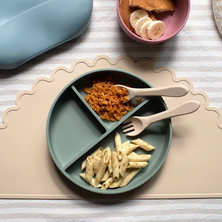Mabel & Fox - Silicone Plate - Sage - Mabel & Fox