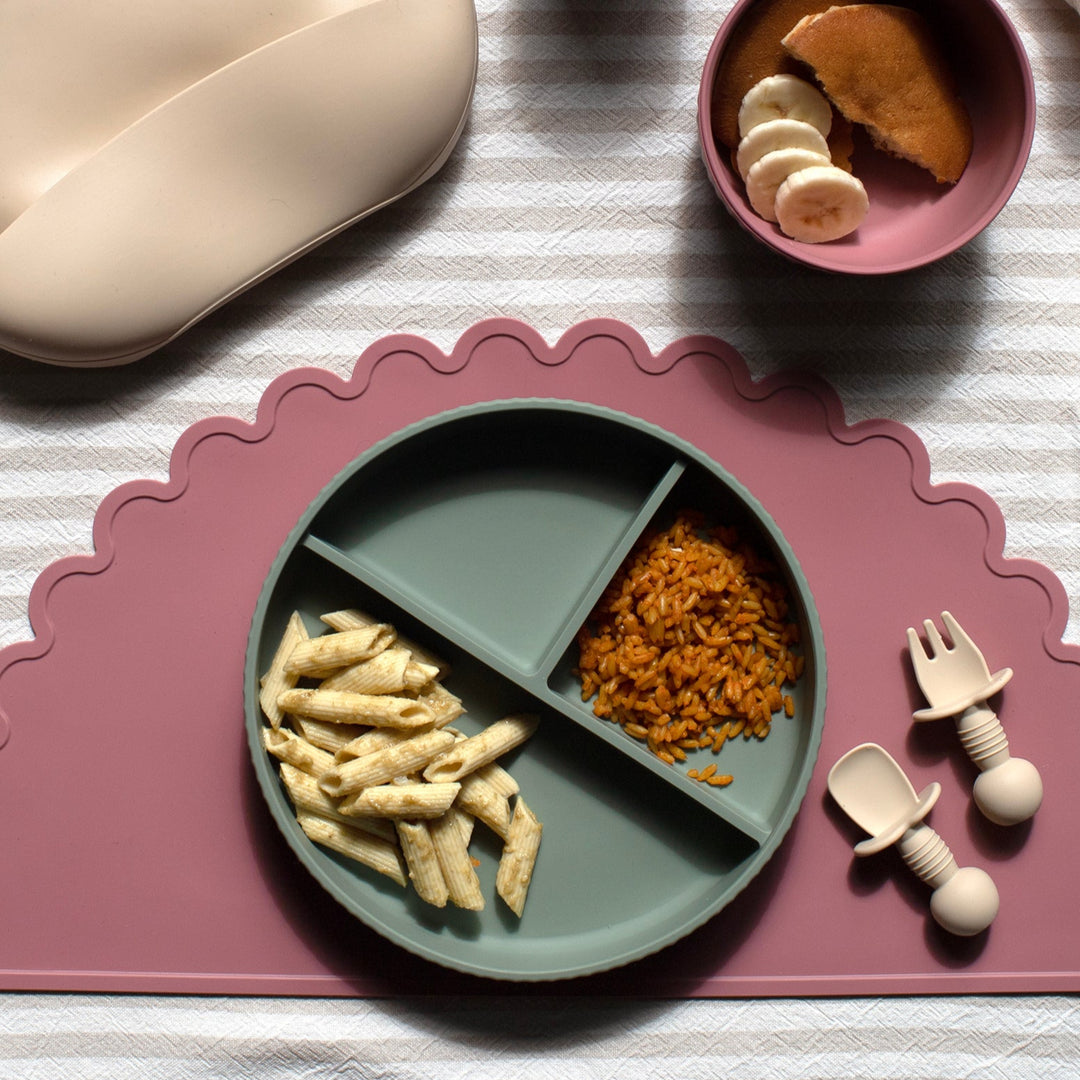 Mabel & Fox - Silicone Plate - Sage - Mabel & Fox