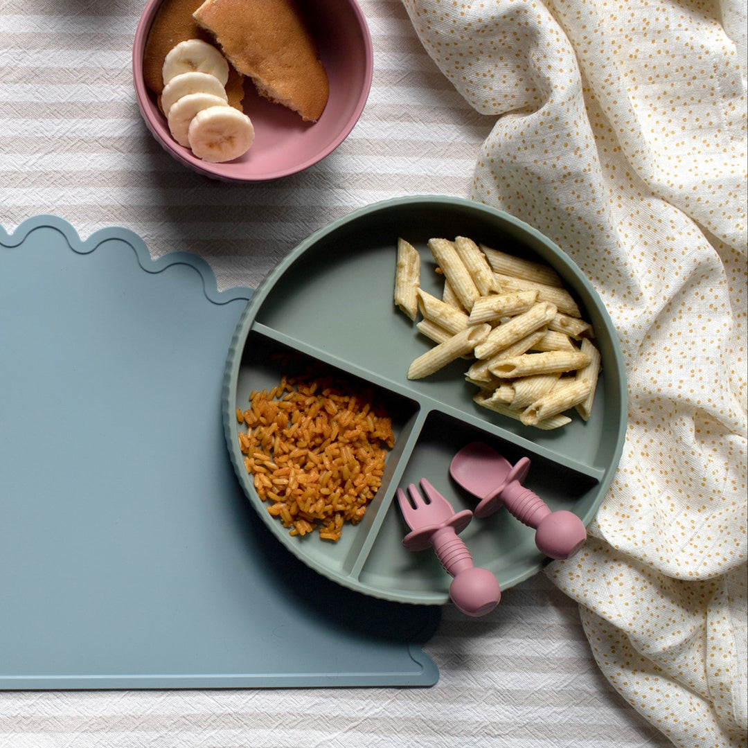 Mabel & Fox - Silicone Plate - Sage - Mabel & Fox