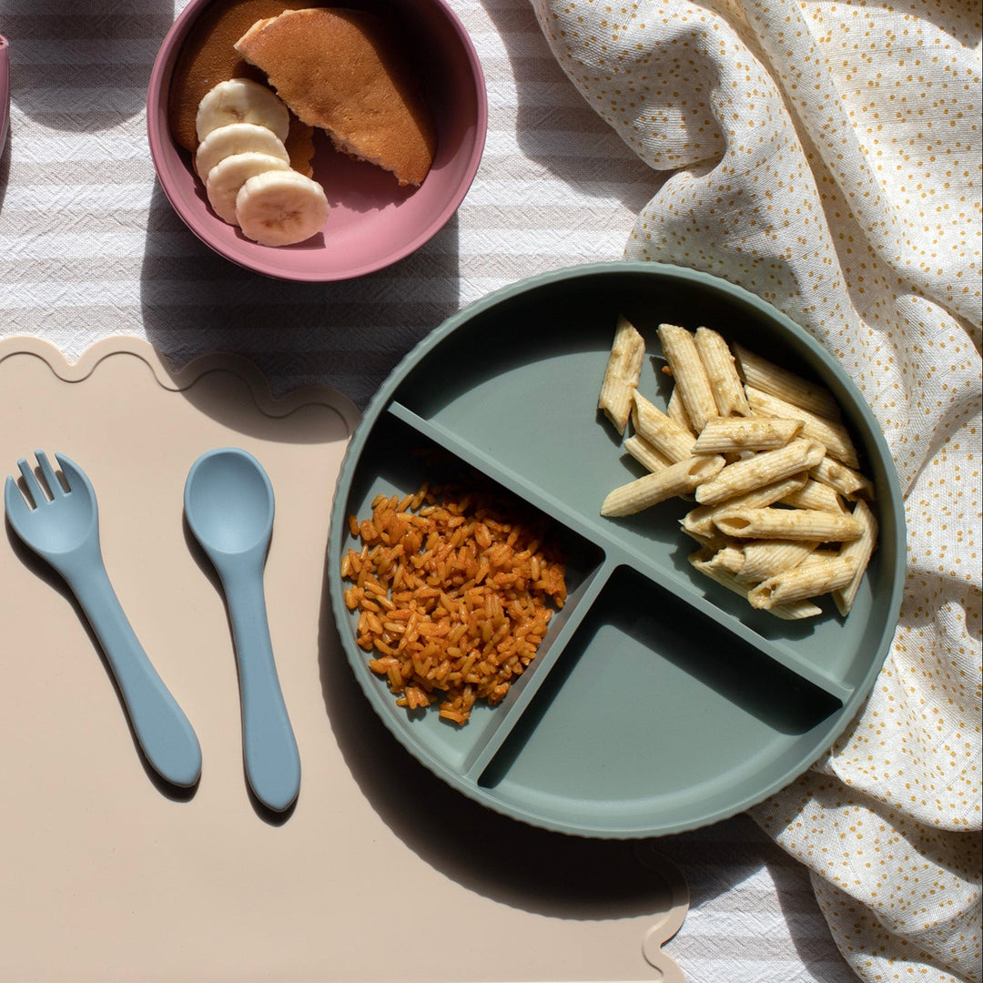 Mabel & Fox - Silicone Plate - Sage - Mabel & Fox