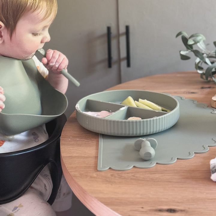 Mabel & Fox - Silicone Plate - Sage - Mabel & Fox